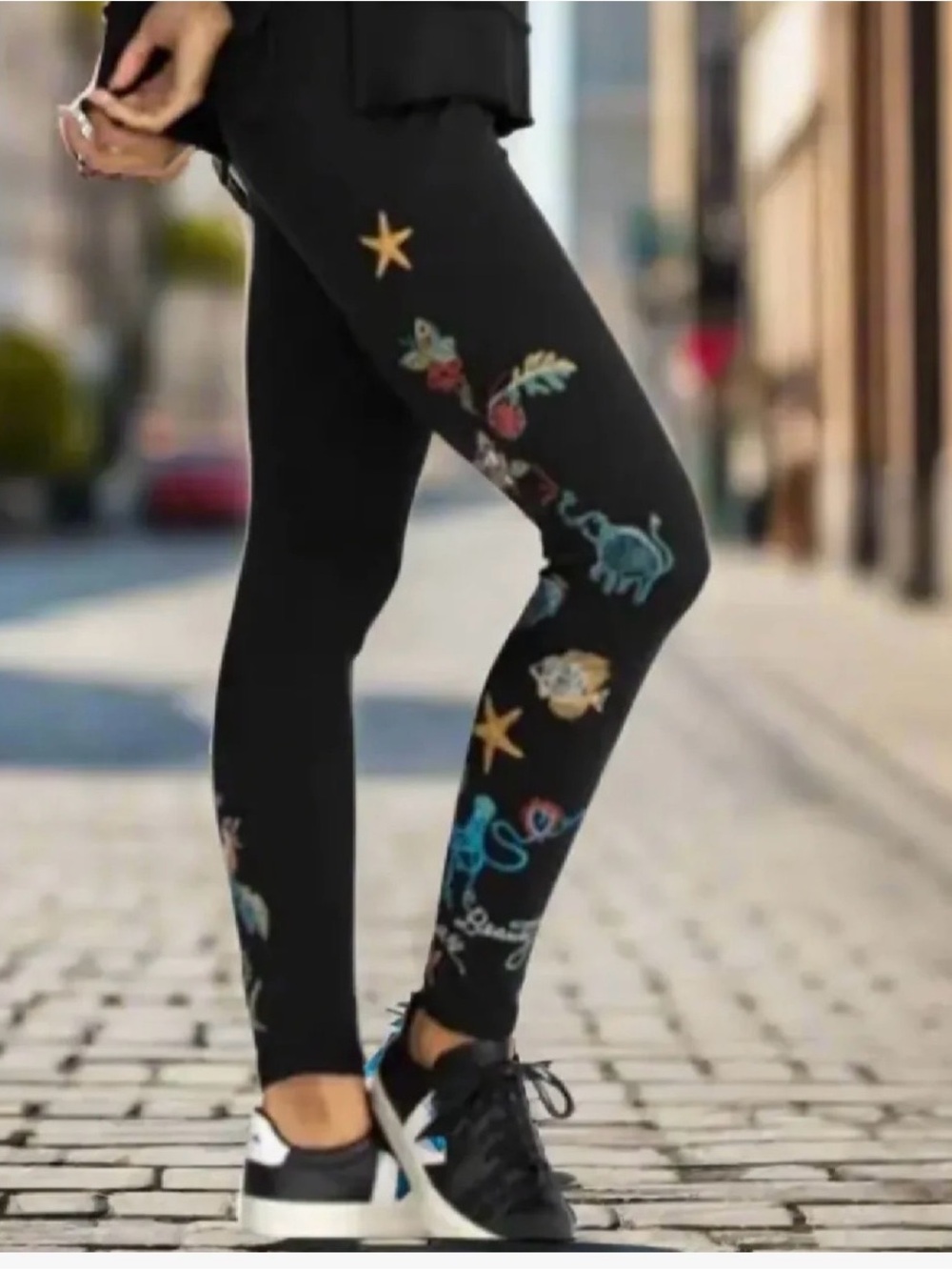 Johnny Was JW Los Angeles Zoe Modern Legging Size Medium